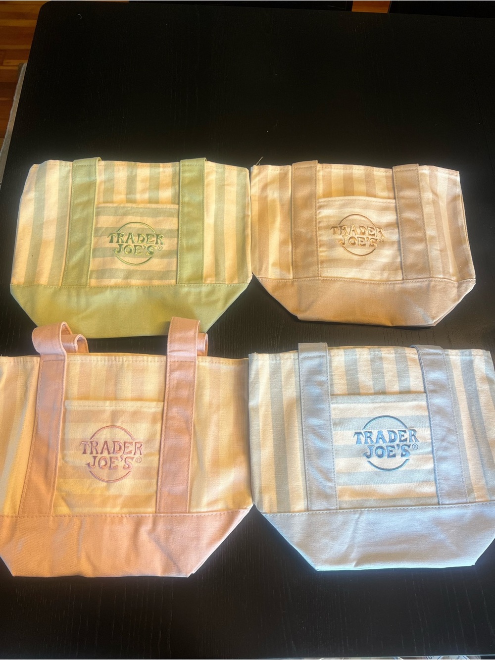 Trader Joe's Mini Canvas Tote NWT
